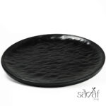 پلیت گرد30 سانت بلک ملامین(یک عددی) - تصویر 3