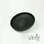 بشقاب سرو لبه دار بلک ملامین ( یک عددی) - تصویر 3