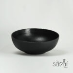 کاسه سالاد سیمپل گرد بلک ملامین (یک عددی)