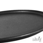 پلیت گرد 32سانت بلک ملامین تورزن (یک عددی) - تصویر 3