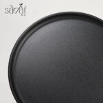 پلیت گرد 25 سانت بلک ملامین تورزن (یک عددی) - تصویر 4