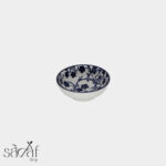 پیاله مزه گرد سرامیکی 6 طرح گل آبی دنی هوم (یک عددی)