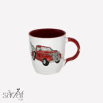 ماگ بزرگ سرامیک 350 سی سی طرح ماشین خارجی (یک عددی)