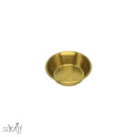 پیاله استیل طلایی کف تخت 8 سانت (یک عددی)