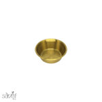 پیاله استیل طلایی کف تخت 7 سانت (یک عددی)