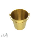 سطل دسته دار1.7 لیتر استیل طلایی - تصویر 2