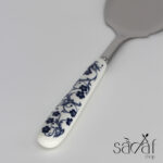 کفگیر دسته سرامیکی طرح گل آبی دنی هوم (یک عددی) - تصویر 2