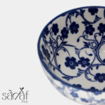 پیاله مزه گود سرامیکی 10سانت طرح گل آبی دنی هوم (یک عددی) - تصویر 2