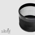 سبدسرو گرد تک دسته فلزی توری - تصویر 2