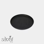 زیر دستی تخت گرد امره 20 سانت بلک ملامین ( یک عددی)