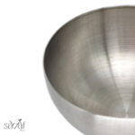 کاسه سرو تمام استیل سیلور20 سانت - تصویر 4