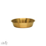 پیاله استیل طلایی کف تخت 10 سانت (یک عددی)