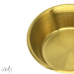 پیاله استیل طلایی کف تخت 8 سانت (یک عددی) - تصویر 3