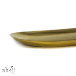 سینی استیل طلایی بیضی23/9 - تصویر 4