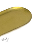 سینی استیل طلایی بیضی18/8.3 - تصویر 4