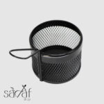 سبدسرو گرد تک دسته فلزی توری - تصویر 3