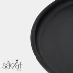 زیر دستی تخت گرد امره 20 سانت بلک ملامین ( یک عددی) - تصویر 2