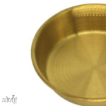 پیاله استیل طلایی کف تخت 10 سانت (یک عددی) - تصویر 3