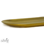 سینی استیل طلایی بیضی18/8.3 - تصویر 2