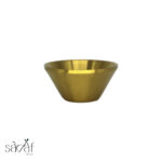 کاسه استیل طلایی مخروطی 12 سانت (یک عددی) - تصویر 2