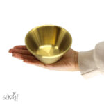 کاسه استیل طلایی مخروطی 12 سانت (یک عددی) - تصویر 4