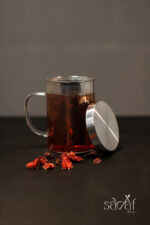 لیوان دمنوش پیرکس استیل استوانه اعلا 300 سی سی (یک عددی)