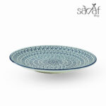 بشقاب تخت گرد سرامیکی 27 سانت طرح ایکس دنی هوم (یک عددی)