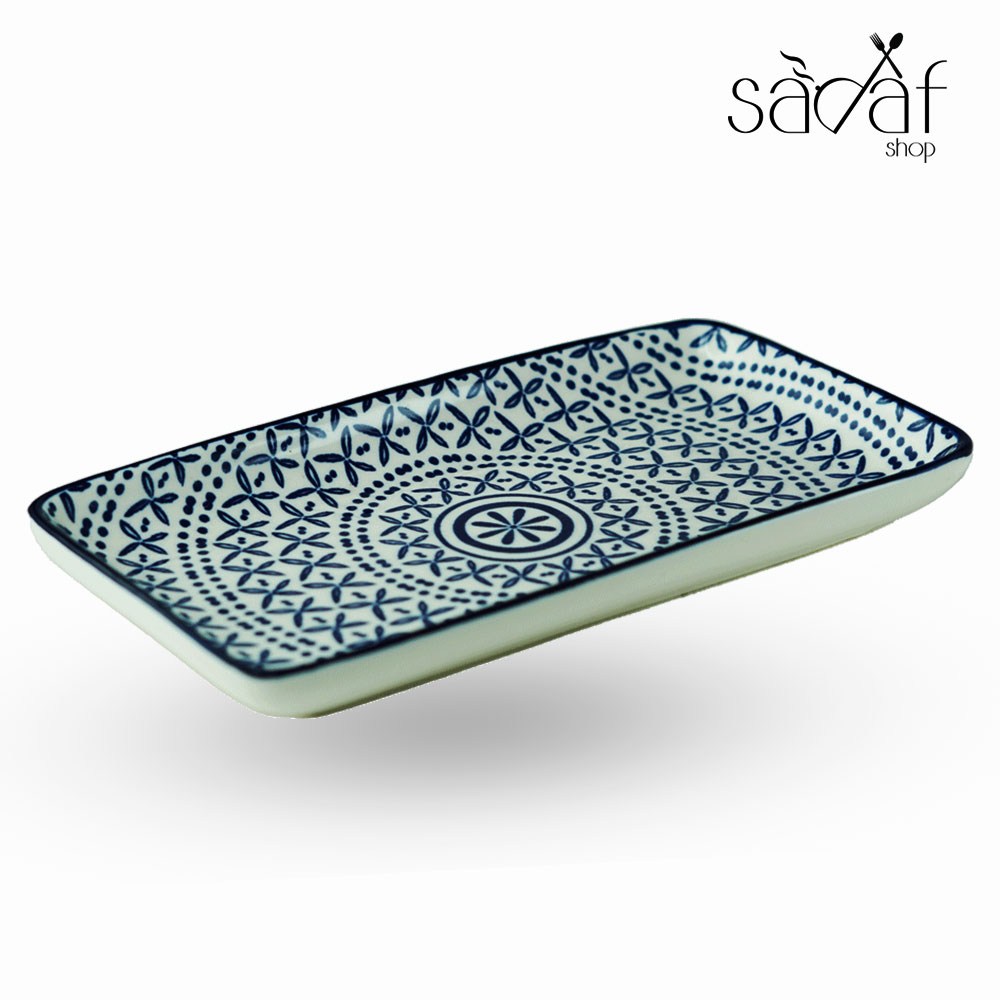 x15 رولت مستطیل متوسط سرامیکی 21/12 سانت طرح ایکس دنی هوم (یک عددی) - تصویر 1