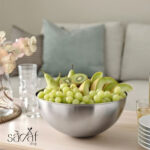 کاسه سرو تمام استیل سیلور23 سانت (یک عددی)