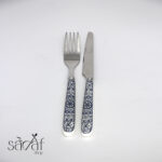 کارد و چنگال میوه خوری دسته سرامیک طرح ایکس دنی هوم (جفتی) - تصویر 2