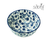 پیاله مزه گود سرامیکی 12 سانت طرح گل آبی دنی هوم (یک عددی) - تصویر 2