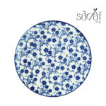 زیر دستی گرد سرامیکی 22 طرح گل آبی دنی هوم (یک عددی) - تصویر 2