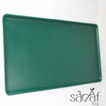دیس سرو پهن مستطیل ملامین سبز (یک عددی)