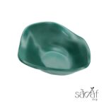 ظرف لبه برگردان ملامین سبز (یک عددی) - تصویر 3