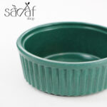 پیاله سس راه راه 7 سانت ملامین سبز ( یک عددی) - تصویر 2