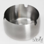 زیر سیگاری استیل گود گرد 7سانت کوچک خارجی (یک عددی) - تصویر 4