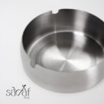 زیر سیگاری استیل گود گرد 9 سانت متوسط خارجی (یک عددی) - تصویر 3