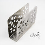 جای دستمال رو میزی استیل مستطیل (یک عددی) - تصویر 3