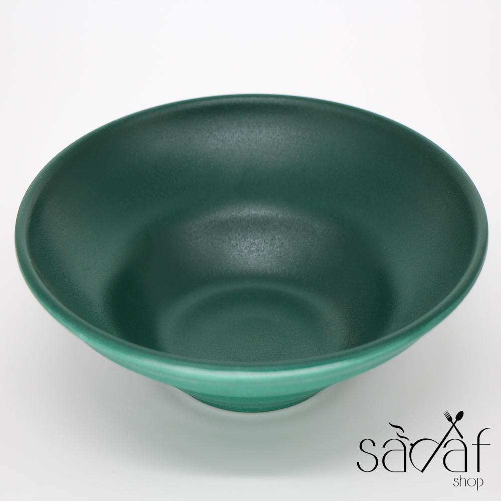 IMG_6666 کاسه سرو 23 سانت ملامین سبز (یک عددی) - تصویر 1