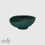 ظرف پیش غذا دفرم ملامین سبز کوچک  (یک عددی)