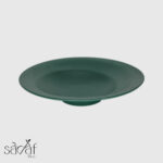 پلیت سرو نیم گود ملامین سبز (یک عددی) - تصویر 3