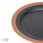 پلیت سرو تخت بلک ملامین 30 دور نارنجی ( یک عددی) - تصویر 3