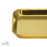 ظرف استیل طلایی مربع23/23 (یک عددی) - تصویر 3
