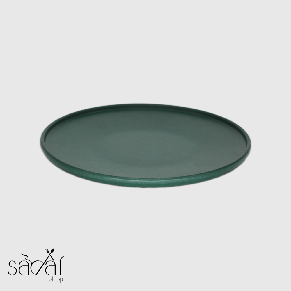 Untitled-2 پلیت سرو 25 سانت ملامین سبز (یک عددی) - تصویر 1
