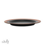 پلیت سرو تخت بلک ملامین 30 دور نارنجی ( یک عددی) - تصویر 2