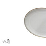 زیر دستی گرد 20 استخوانی لبه قهوه ای هوم زا را (یک عددی) - تصویر 3