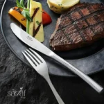 کارد سرو غذا مدل فلورانس ناب استیل (براق) (دست 6عددی)