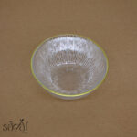 پیاله گود 17سانت شیشه ای سولو دور طلا ( یک عددی) - تصویر 3