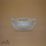 پیاله گود 17سانت شیشه ای سولو دور طلا ( یک عددی)