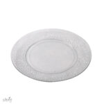 دیس تخت گرد 31 سانت شیشه ای آوین (یک عددی)